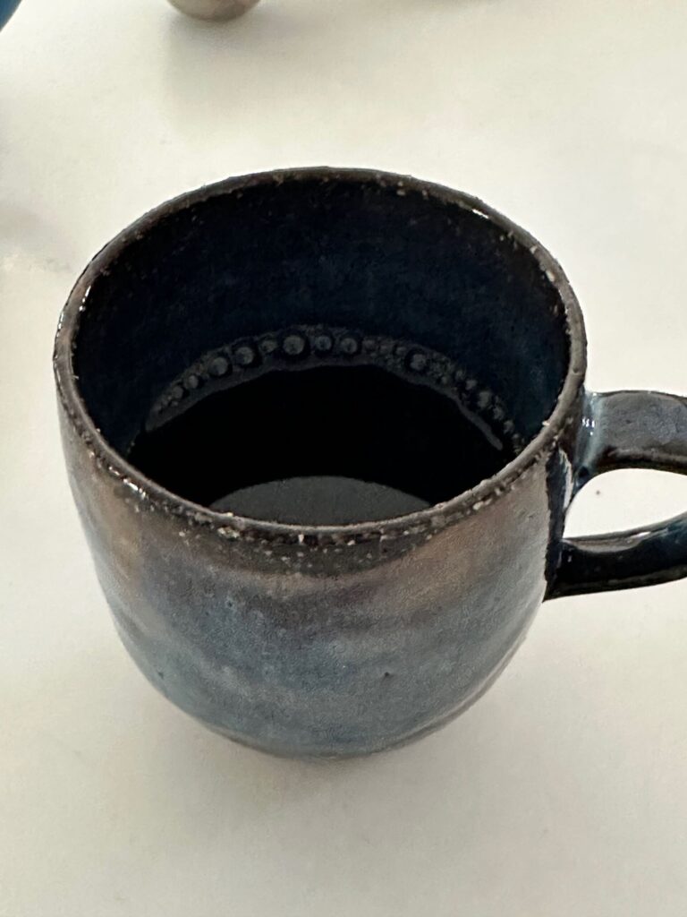 出来上がったコーヒー